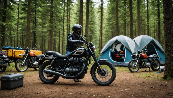Camping motard : découvrez l'Étang à brissac quincé
